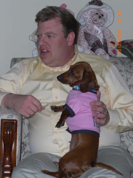 ginger and dad