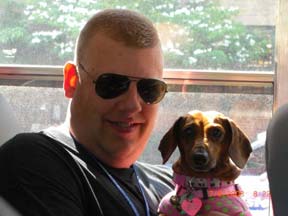 ginger and dad